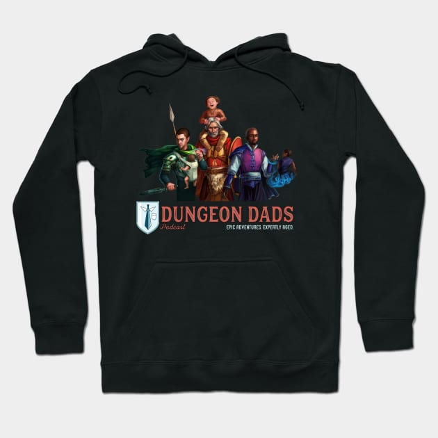 Dungeon Dads Group Portrait Hoodie by dungeondads